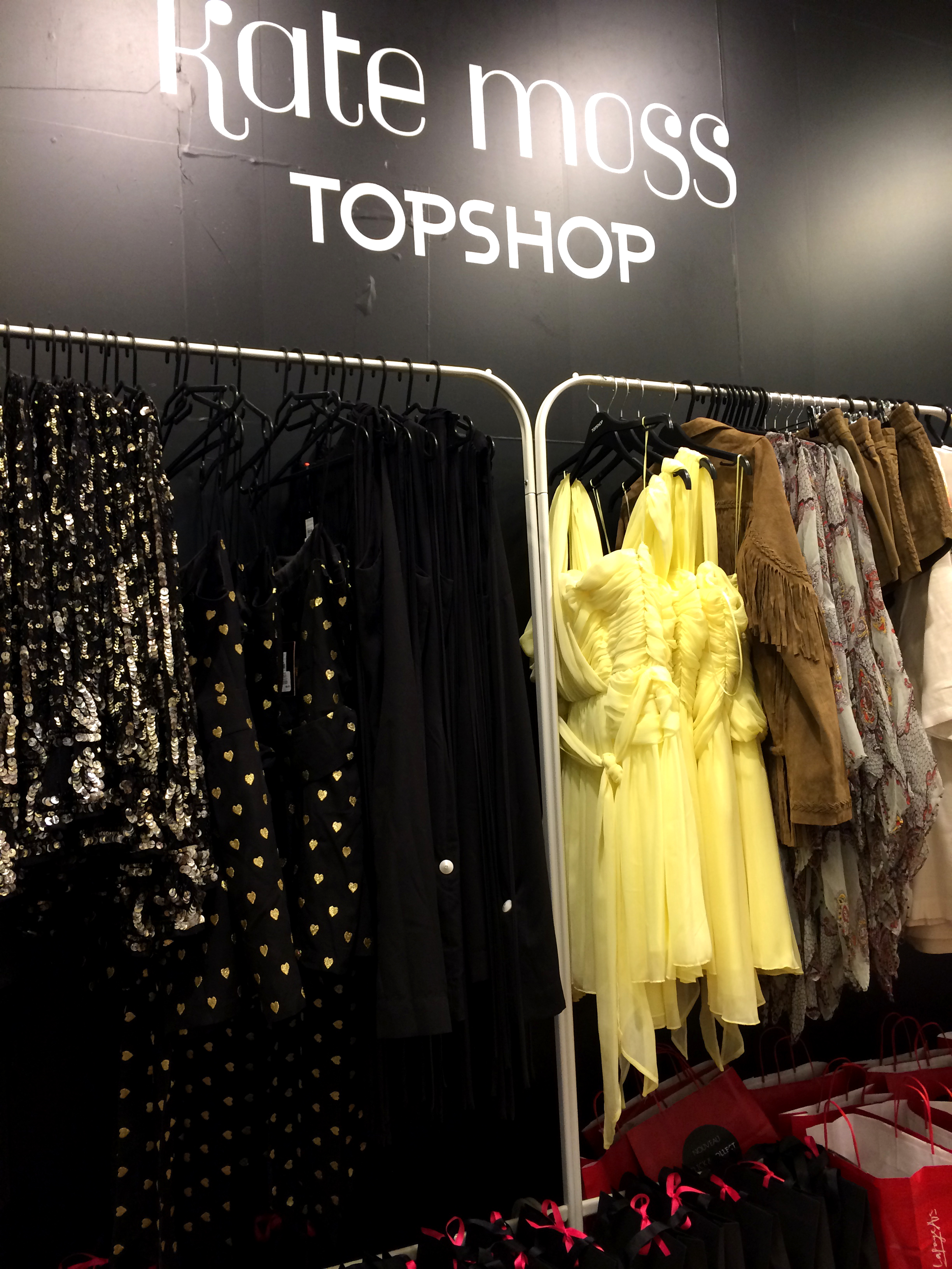 Collection capsule Kate Moss pour Topshop - Galeries Lafayette - Lille - France