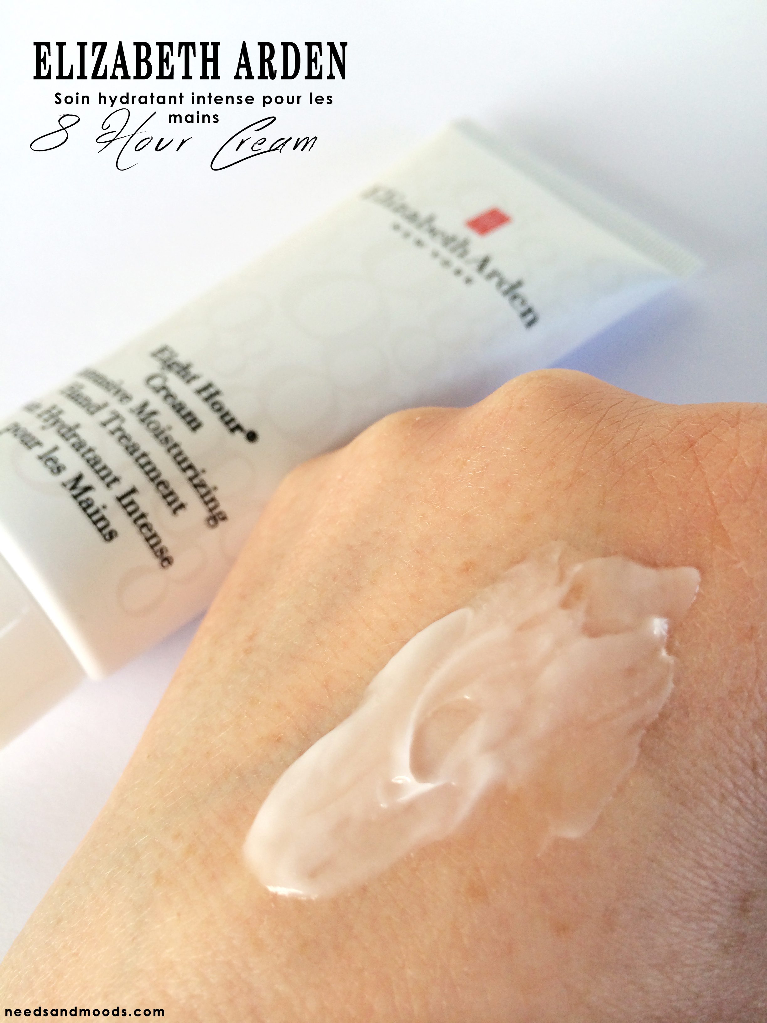 test produit - soin hydratant intense pour les mains - elizabeth arden