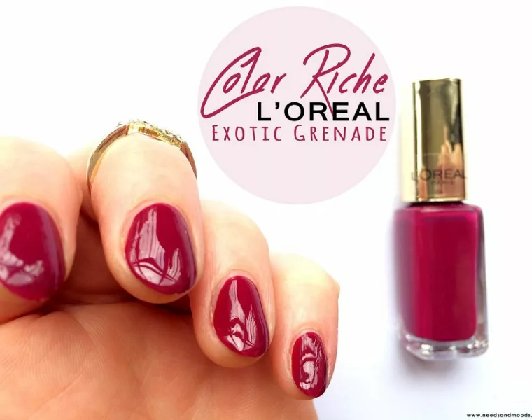 Vernis L'oréal Color Riche 506 exotic grenade