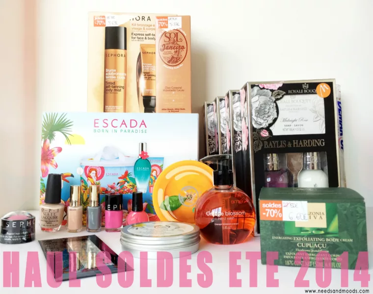 Haul beauté soldes été 2014