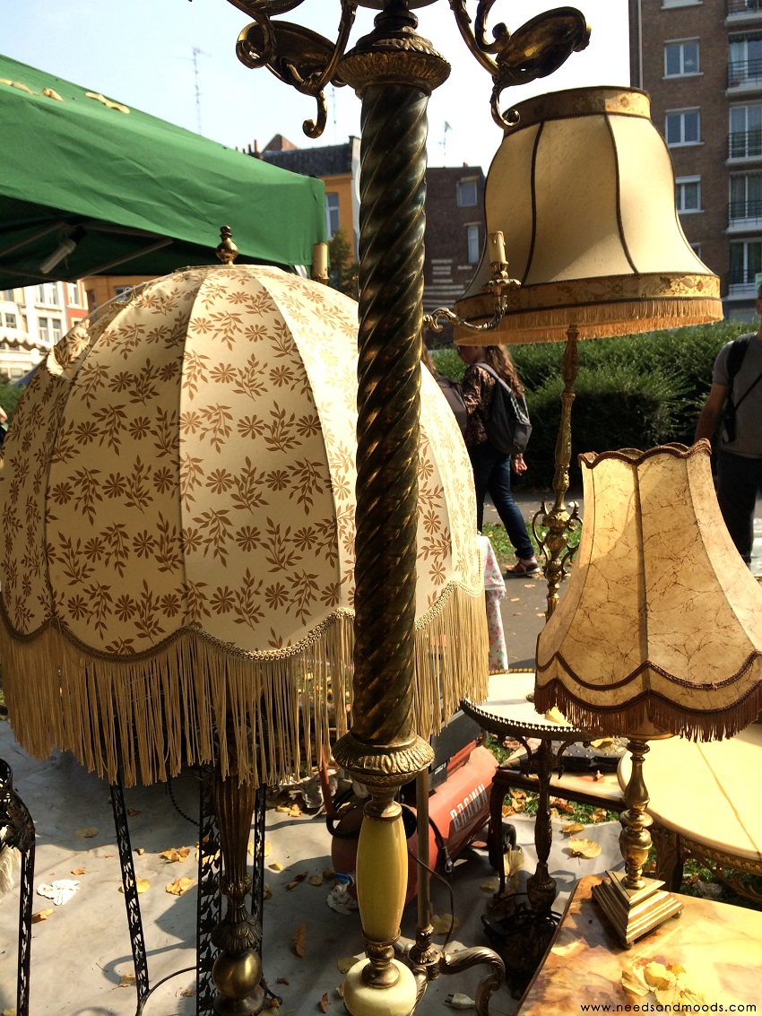 braderie de Lille 2014 lampadaires anciens
