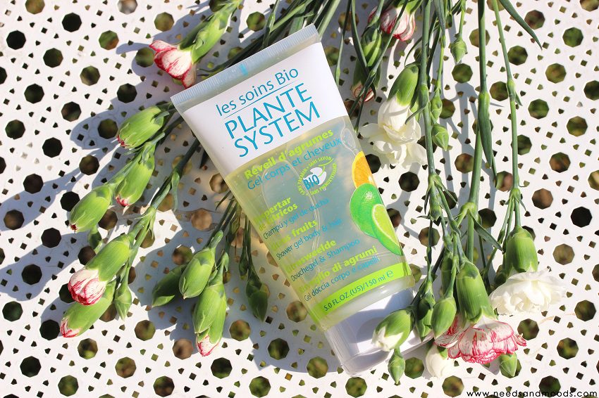 gel douche bio plante system