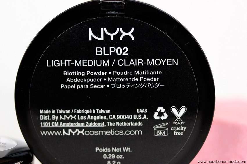 nyx blotting powder BLP02