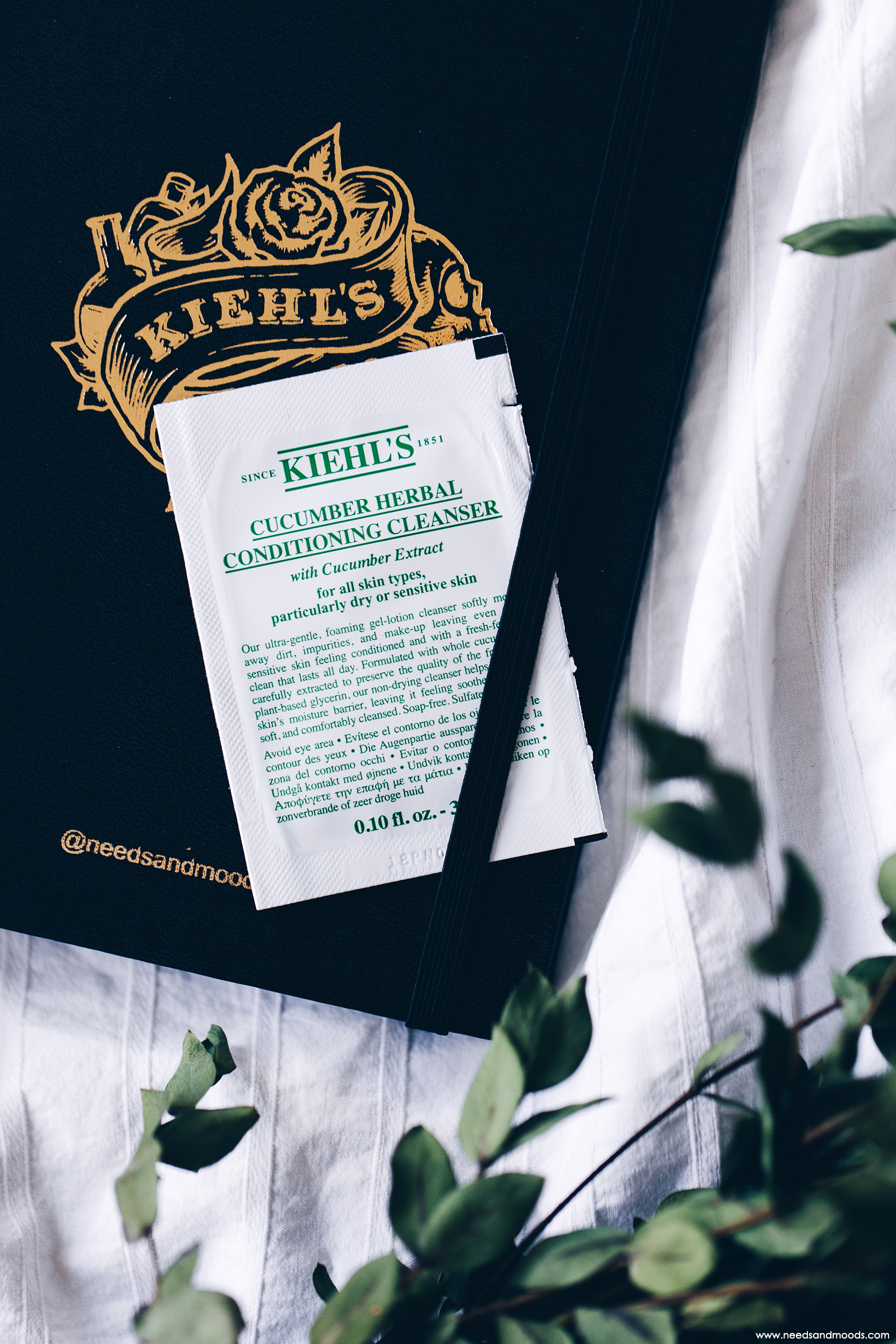 calendrier avent kiehls 2018 cucumber herbal conditioning cleanser