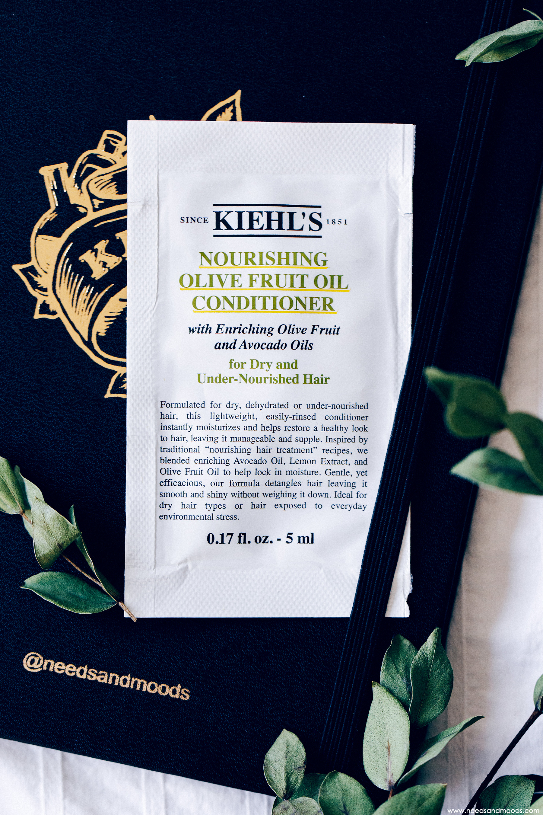 calendrier avent kiehls 2018 nourishing olive fruit oil conditioner