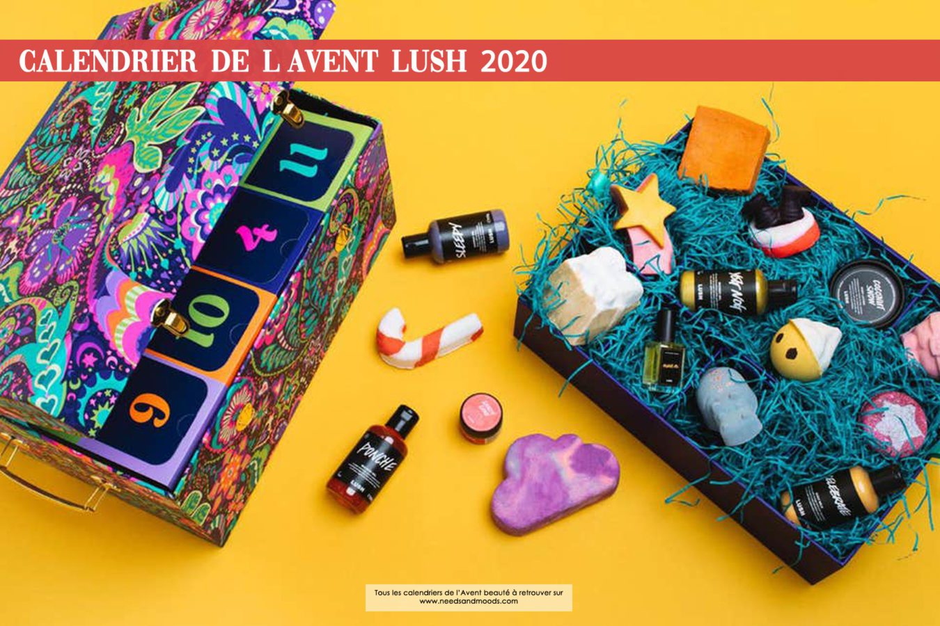 Calendrier de l'Avent Lush 2020 : avis, contenu, code promo ! (spoiler)