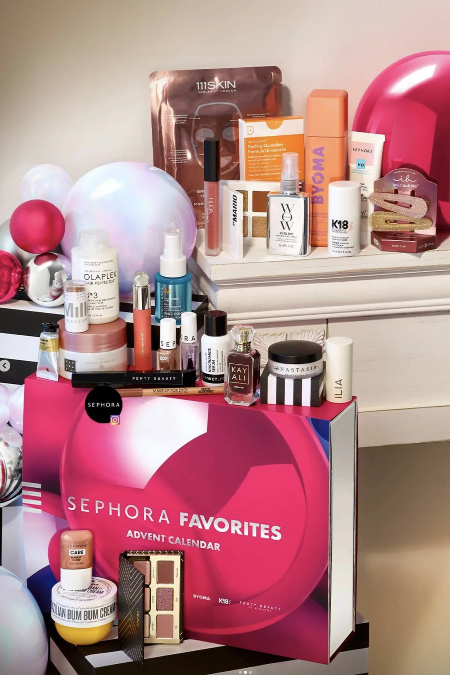 calendrier de lavent sephora favorites 2024 contenu