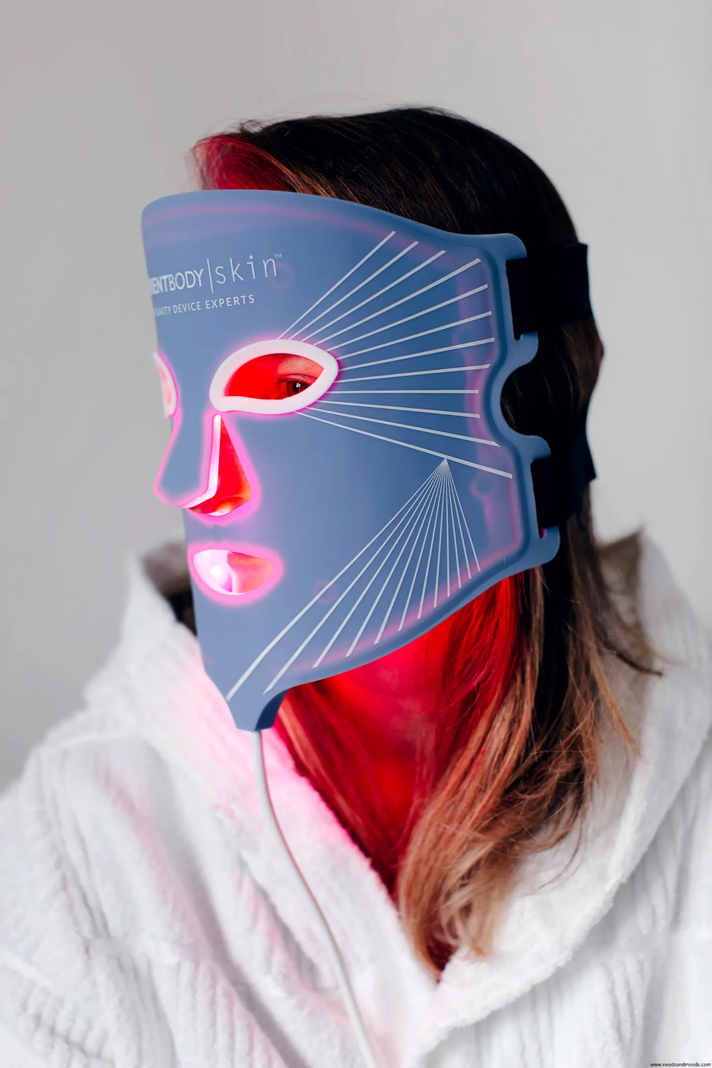 masque led acne lumiere bleue